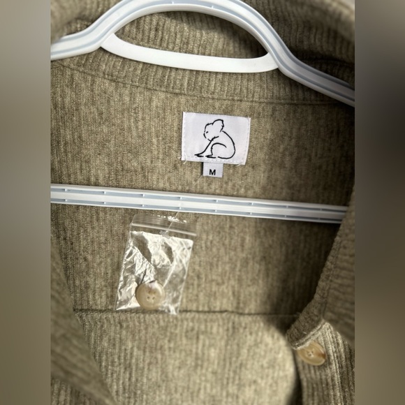 Kuwallatee Corduroy Sage Shacket NWT - Picture 4 of 4
